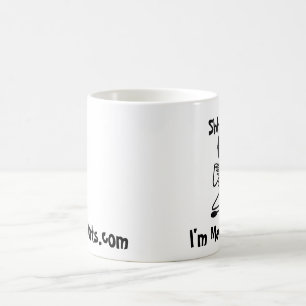 Shhh. Meditera muggen Kaffemugg