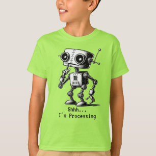Shhh Robot - Shhh.. jag ska bearbeta T Shirt