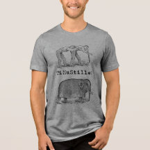 "shhh..." T-shirt grå