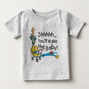 Shhh Wake Baby Tee Shirt