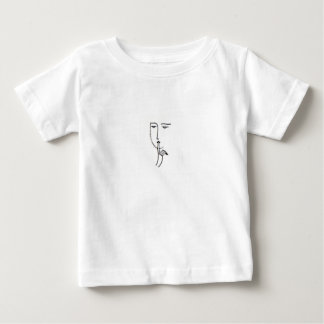 Shhhh ansikte på skjortan för bebis T Tee Shirt
