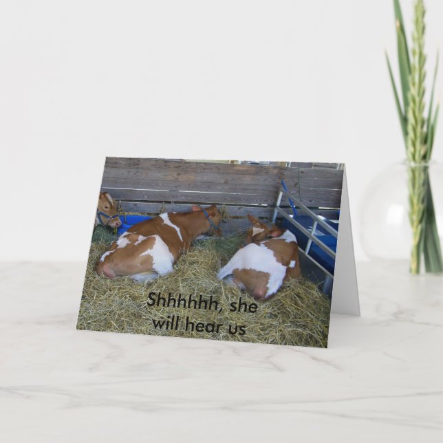 "SHHHH HH HON KOMMER ATT HÖRA" 50 KORT (Framsida)