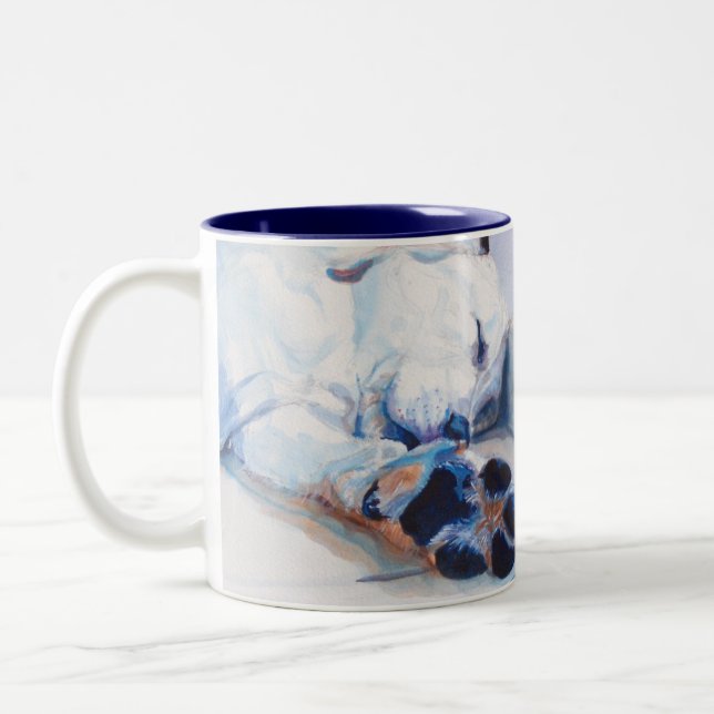 SHHHHHH! Mugg för Labrador Retriever (Vänster)