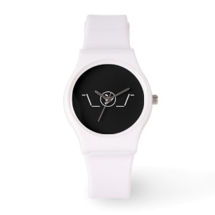 Shi Kana Shrug Emoticon ¯\_ ㋛_/ japanska Kaomoji Armbandsur