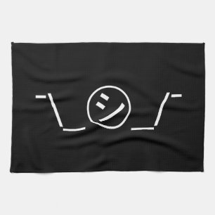 Shi Kana Shrug Emoticon ¯\_ ㋛_/ japanska Kaomoji Kökshandduk