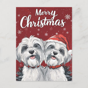 Shi Tzu God jul Vykort