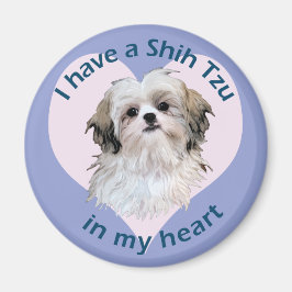 Shi Tzu i mitt hjärta Magnet