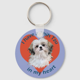 Shi Tzu i mitt hjärta Nyckelring