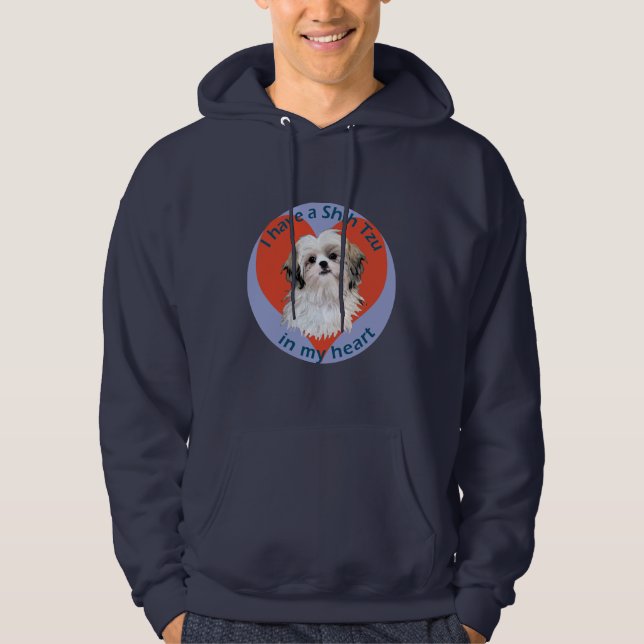 Shi Tzu i mitt hjärta Sweatshirt (Framsida)