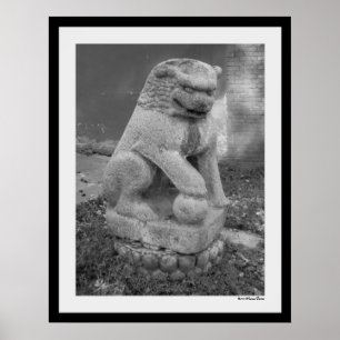 Shi Zi-utskrift Poster