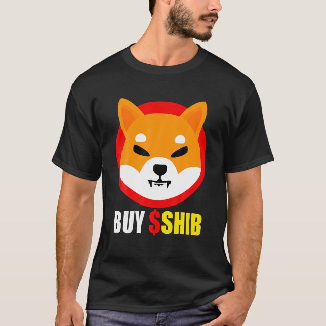 Shib Army Buy Shib Coin Shiba Inu Memecoin T Shirt (Framsida)