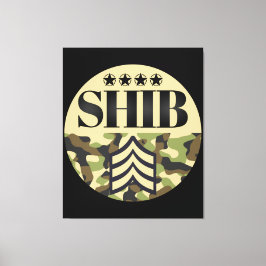 Shib Army General Wall Art Canvastryck