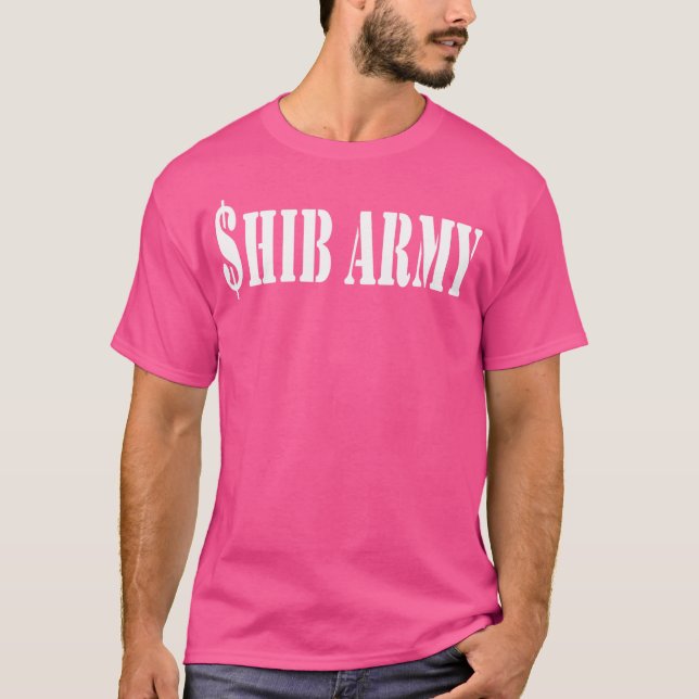 Shib Army Shiba Army Sheep Army Shiba Inu T Shirt (Framsida)