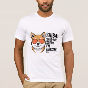 Shib-Not Ledsen Lustiny Shiba Inu Hund tröja