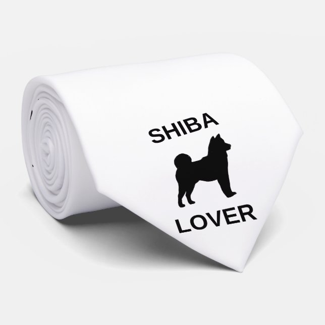 shiba älskare slips (Rullad)