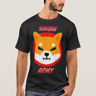 SHIBA ARMY shibu inu crypto currency memmer T Shirt