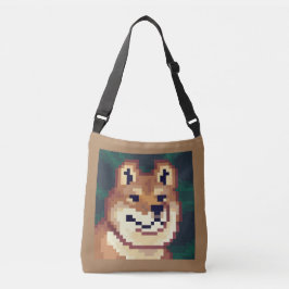 Shiba bag pixel art axelväska