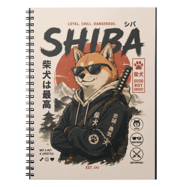 SHIBA BESKYDDAREN ANTECKNINGSBOK (Framsidan)