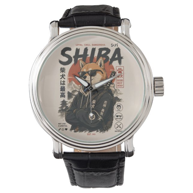 SHIBA BESKYDDAREN ARMBANDSUR (Framsida)