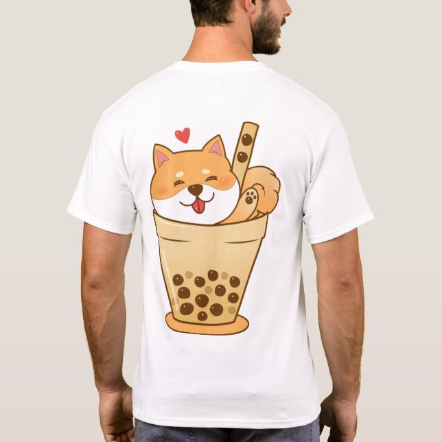 Shiba Boba T Shirt (Baksida)