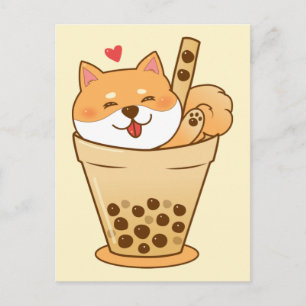 Shiba Boba Vykort