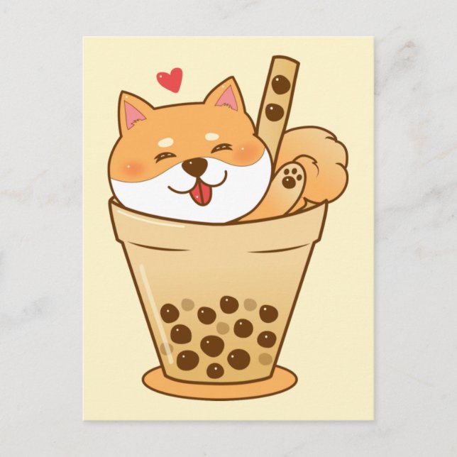 Shiba Boba Vykort (Framsida)