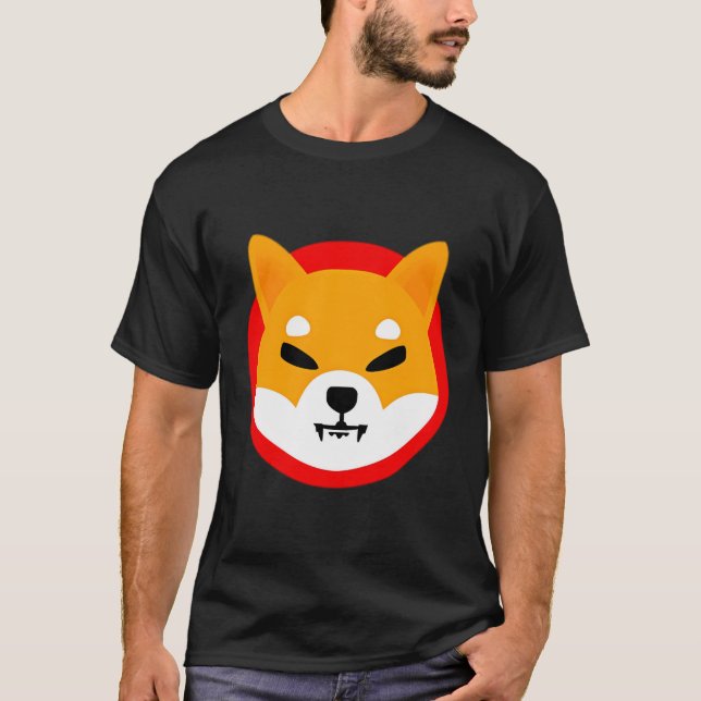 Shiba Coin Shirt Crytocurrency Shib T (Framsida)