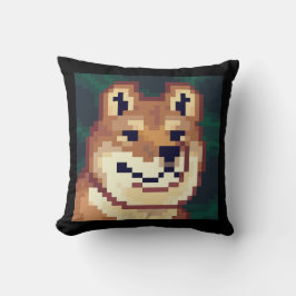 Shiba dog. Pixel Art, pixelart Kudde