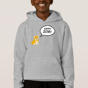 Shiba Hund anpassningsbar År Småbarn Hoddie Tee Shirt