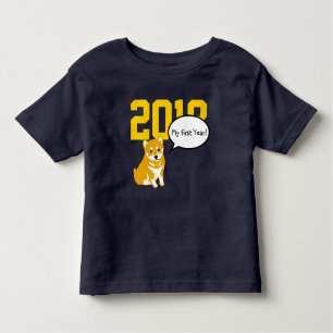 Shiba Hund År 2018 Baby Tee