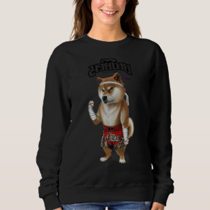 Shiba Hund as Muay Thai Kick Boxing Champion 1 T Shirt