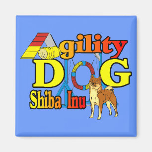 Shiba Inu Agiality Magnet