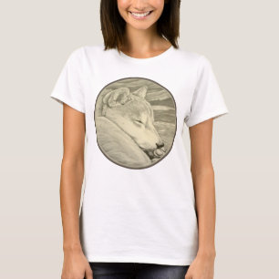 Shiba Inu Art Shirt Dam Shirt Hund Art Shirts Tee Shirt