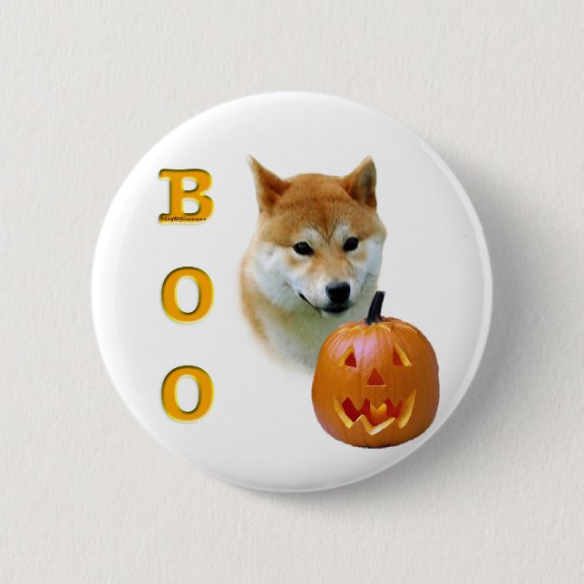 Shiba Inu Boo Knapp (Framsida)