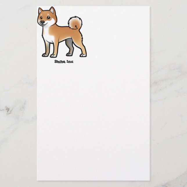 shiba inu brevpapper (Framsida)