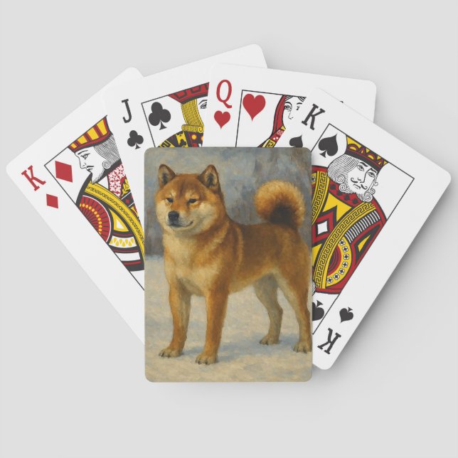 Shiba Inu Casinokort (Baksidan)