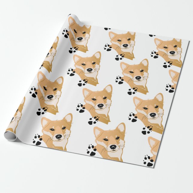 Shiba Inu chef Presentpapper (Utrullad)