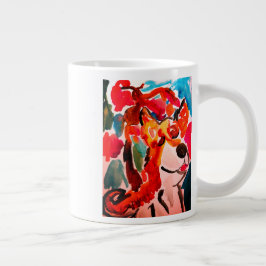 Shiba Inu cherry Japen blossom  Jumbo Mugg