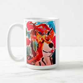Shiba Inu cherry Japen blossom  Kaffemugg