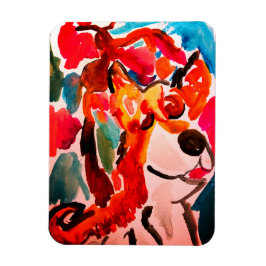 Shiba Inu cherry Japen blossom  Magnet