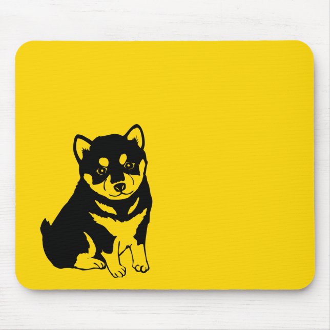 Shiba Inu China Hund Year 2018 Mousepad Musmatta (Framsidan)