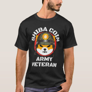 Shiba Inu Coin Army Crypto Veteran Meme $SHIB Hodl T Shirt