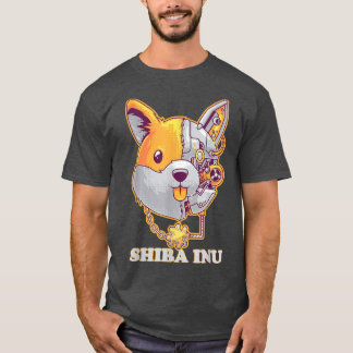 Shiba Inu Coin Crypto Token Cryptocurrency Wallet T Shirt
