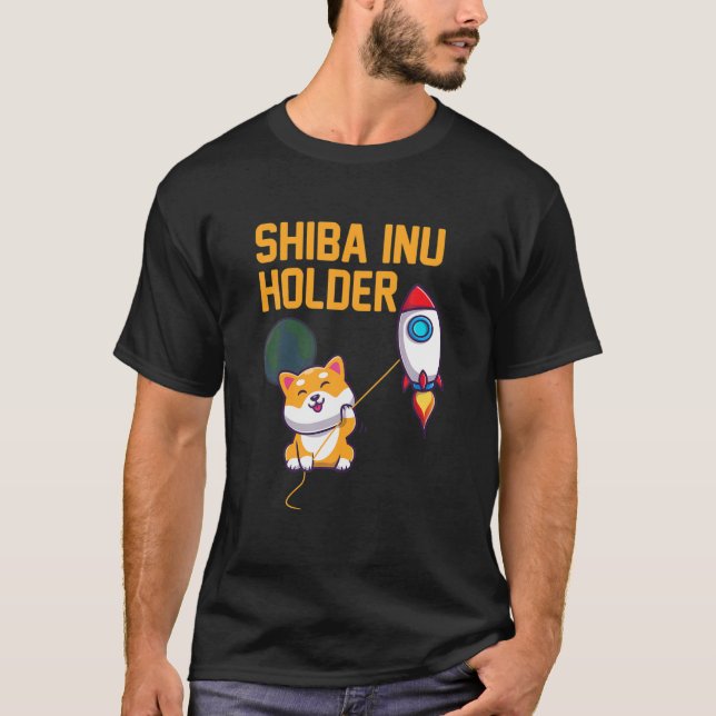 Shiba Inu Coin Holder Doge Killer Funny Crypto T Shirt (Framsida)