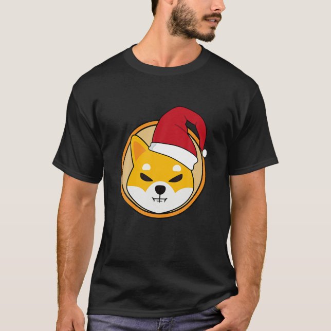 Shiba Inu Coin jul Shiba Token Shiba Inu T Shirt (Framsida)