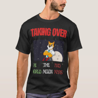 Shiba Inu Coin på Måne som tar över T Shirt
