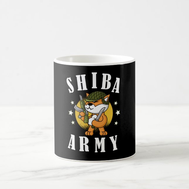 Shiba Inu Coin Shib Token Hodl till Måne Kaffemugg (Center)