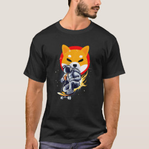 Shiba Inu Coin Shib-token till Måne T Shirt