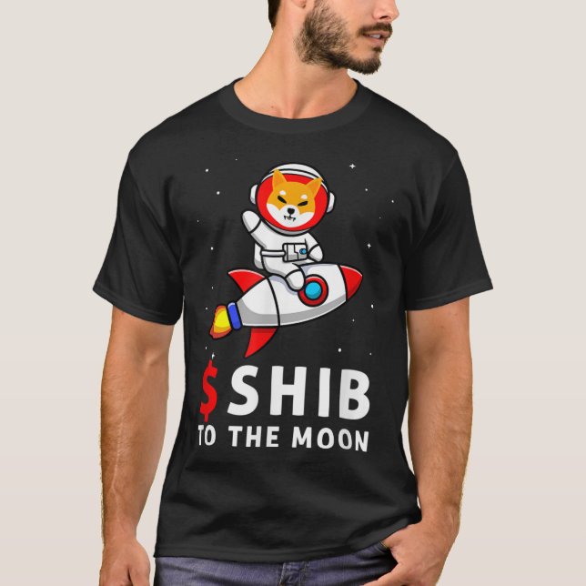 Shiba Inu Coin Shiba Token Shiba Crypto T Shirt (Framsida)