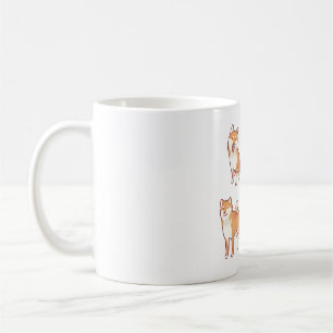 Shiba inu Delight � Cute Animal Art Kaffemugg